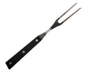 Barbecue fork on transparent background