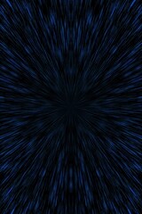 Hyperdrive: Hyperspace Light Speed Background with Exploding and Expanding Movement in 4K Image