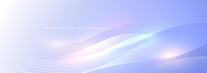 Abstract blue background with wavy and curvy lines.