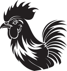 Flight Force: Roster Chicken Vector Emblem Feathered Formation: Iconic Roster Chicken Graphics