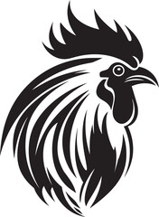 Feathered Fleet: Vector Icon of Roster Chickens Talon Troop: Roster Chicken Vector Emblem