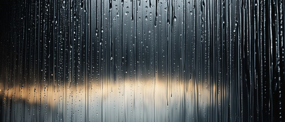 Rain on the Glass - obrazy, fototapety, plakaty