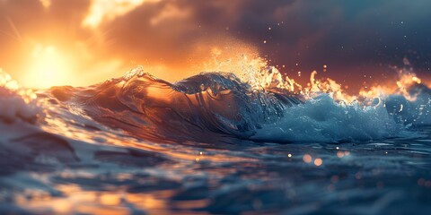 a wave in the water