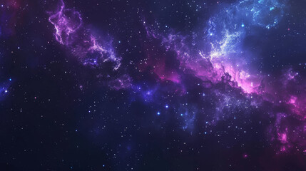 Fototapeta na wymiar Cosmic beauty: a vibrant nebula in space