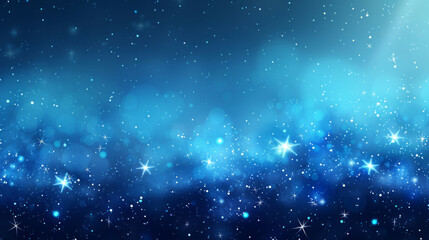 Obraz premium Magical starry night sky background