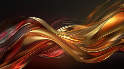 Luxurious satin waves abstract background