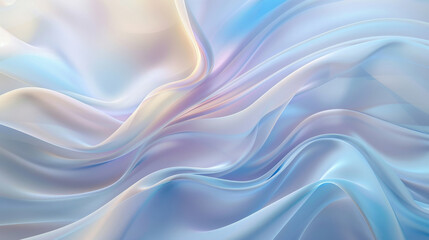 Obraz premium Elegant abstract background with smooth silk waves in pastel tones