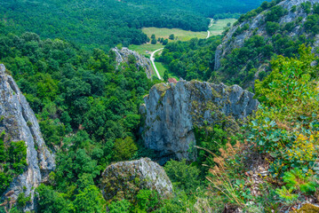 Fototapeta premium Natural landscape of Vratna gates in Serbia