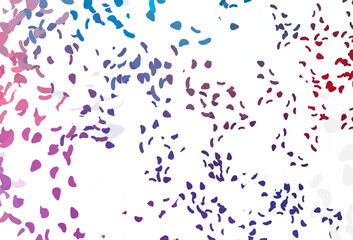 Light Blue, Red vector template with memphis shapes.