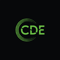CDE letter logo abstract design. CDE unique design