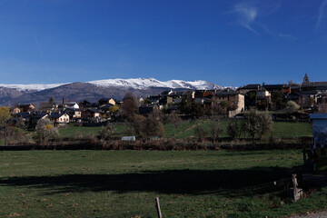 Panorama du village de Palau de Cerdagne sous le Capcir