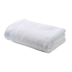 White towel isolated on transparent background