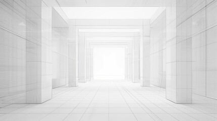 Fototapeta premium Minimalist invitation template