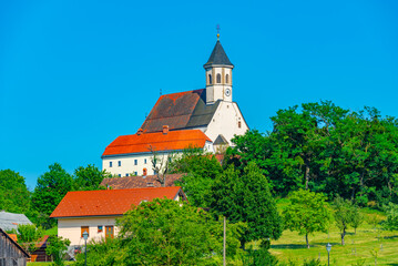 Basilica of the Virgin of Mercy at Ptujska Gora in Slovenia