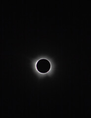 Eclipse solar 8 de abril de 2024, fotografia tomada en victoria de Durango, México