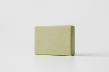 Natural olive oil soap bar mockup.