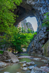 Natural landscape of Vratna gates in Serbia