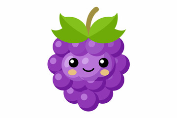 boysenberry vector illustration