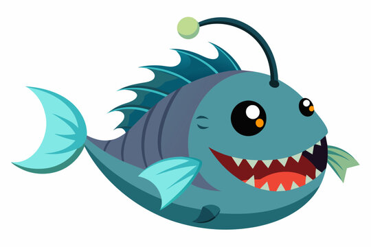recommend clip art: anglerfish vector illustration