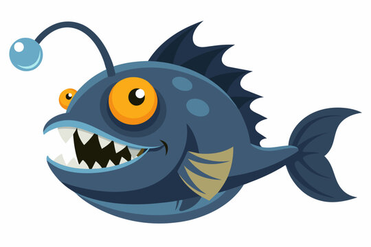 recommend clip art: anglerfish vector illustration