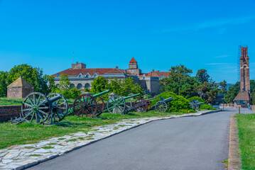 Military museum at Kalemegdan fortress in Belgrade, Serbia - obrazy, fototapety, plakaty
