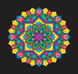 ornamental round pattern
