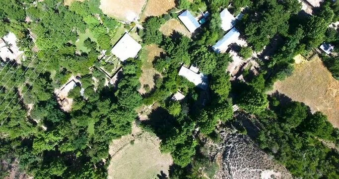 Aerial View of Chitral City, KPK, Pakistan - Landscape of Pakistan