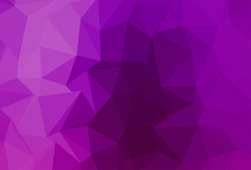Obraz premium Dark Purple vector abstract polygonal layout.
