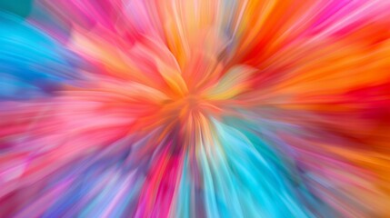 Obraz premium vibrant colors motion blur generative ai