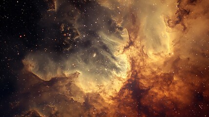 A Cosmic Vortex: Swirling Clouds of Stardust in Celestial Dance