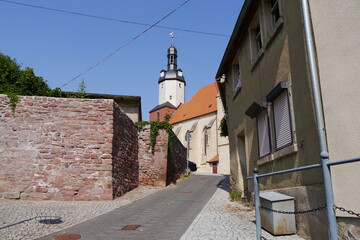 Sankt-Georg-Kirche in der Altstadt von Mansfeld