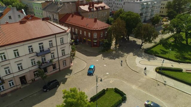Kaczynski Square Green Market Wloclawek Zielony Rynek Aerial View Poland