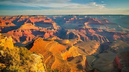 Awestruck by the Grand Canyon Sunset./n