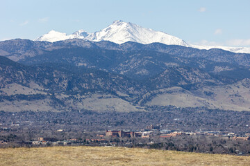 CU Buffs Campus, Boulder Colorado Landscape, University