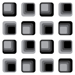 Monohrome Vector pattern, RGB, 10 eps