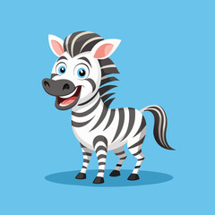 zebra with a black and white striped pattern