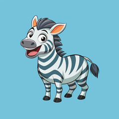 zebra with a black and white striped pattern