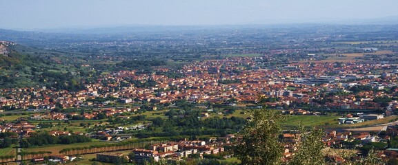 Vista della Toscana dall'alto, Italia, Europa