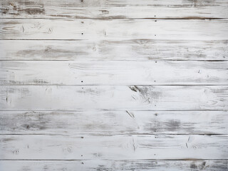 Vintage charm abounds in the weathered white wood plank texture - obrazy, fototapety, plakaty