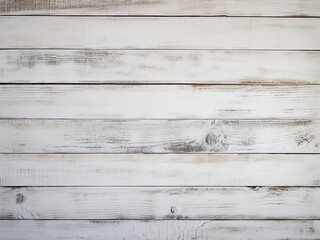 Weathered white wood plank texture offers rustic charm for woodworking projects - obrazy, fototapety, plakaty