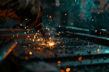 welding at workshop