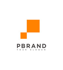 P Letter Logo Icon Brand Identity Sign, P Letter Symbol Template 