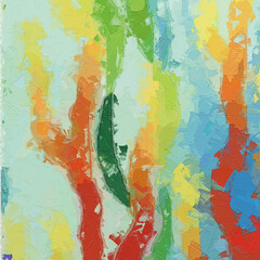 Oil paintings and illustrations of beautiful wedding scenes featuring various flowers, marine creatures, and animals