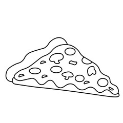 Kids line art drawing