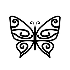 Aesthetic Butterfly Silhouette