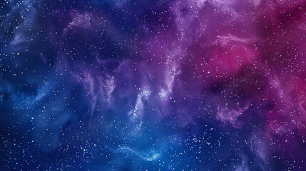 Naklejka premium Deep space nebula, depicting a technology-inspired starry network