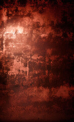 Old grunge copper bronze rusty texture background. Distressed cracked patina.	