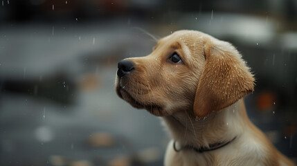 Puppy Photography Dog Outside Training Looking Up Outdoor Landscape High Detail Professional Commercial Animal Images
