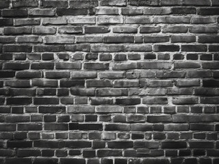 Black and white brick wall texture forms a captivating backdrop