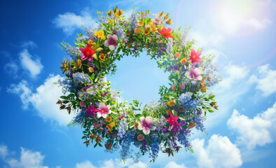 Floral wreath for Midsummer